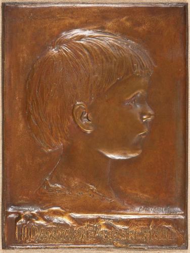 1903, Anna Pearson Hall: Bronze Plaque & Oil Portrait