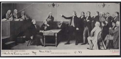 1906, Foreman of the Grand Jury Rebuking the Chief Justice of New Jersey, 1774