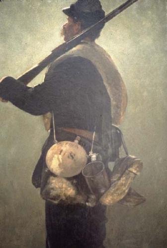 1906, Study of a Union Soldier, for 4th Minnesota Regiment painting