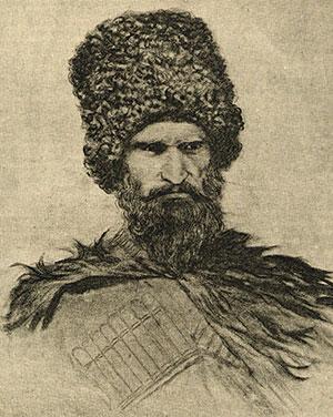 1887, Portraits of a Circassian man and woman, Illustration